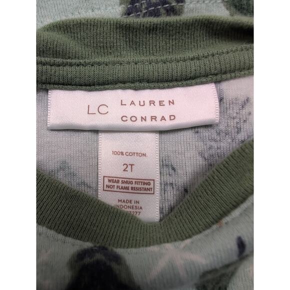 2T Lauren Conrad Holiday Tree Pajamas - Picture 5 of 7